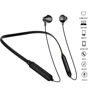 Wholesale bluetooth neck for sale - Group buy Headphones Earphones Wireless Bluetooth Neck Hanging Earbuds Sports Running Headset IPX7 Waterproof Noise Reduction