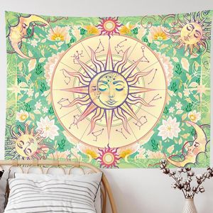 Tapestries Sun Moon sun tapestry amazon Wall Hanging Celestial Stars Hippy Tie Dye For Party Home DecorTapestriesTapestries