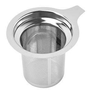 Infusori per tè in acciaio inossidabile 304 Forma di tubo in metallo Design a rete per incisione Separatore Filtro per accessori da cucina Strumenti