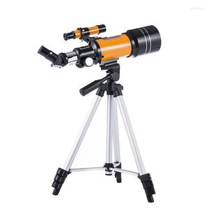 Telescópio Binoculares Astronomia F30070 Compact portátil Tripod Space para iniciantes/View Student Star