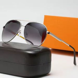 Yüksek Kaliteli Gözlük Güneş Gözlükleri Marka Güneş Gözlüğü Moda Adam Kadın Tasarımcısı Güneş Gözlüğü Kutuplu Klasik Gözlükler Metal Da Sole Kutu
