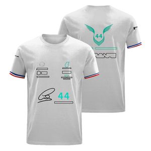 F1 Team T-shirt Formel 1 Suit Summer Motorsport Kort ärm Crew Neck T-shirt Bil Workwear Custom Quick Dry Top