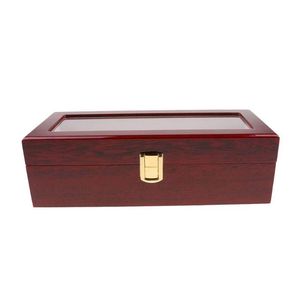 Jewelry Pouches Bags Slots Display Watch Boxes Wood Storage Case With Lock Wooden Gift BoxJewelry BagsJewelry