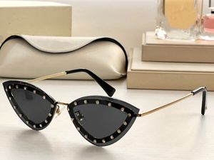 Sunglasses For Women Men Summer 2033 Cat Eye Style Anti-Ultraviolet Retro Plate Full Frame Fashion Eyeglasses Random