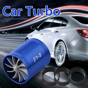 Wholesale turbine fuel for sale - Group buy Fuel Oil Saver Fan Pipe Hose Kit Accessories Filter Car Air Intake Double Turbine Refit Turbo Gas