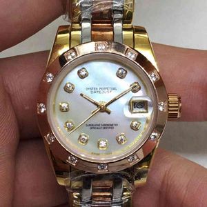 Rolesx Uxury Watch Data GMT Luxury Mechanical Mechanical Womens Womens 21st Century Golden White Machinery Swiss es Brand Wristwatch