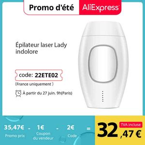 Ağrısız Lady Lazer Epilator Kalıcı Epilatör IPL 600000 Flash Vücut 220624