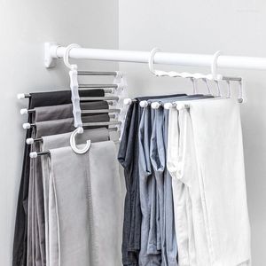 Laundry Bags Pants Hangers For Clothes Multifunction Dual Travel Hooks 5 Ways Tie Scarfs Towel Steel White Hanger Storage Rack