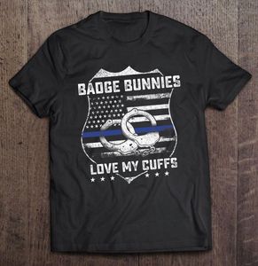Herr t shirts badge kaniner älskar mina manschetter roliga humor t shirt kawaii kläder tee skjorta män anpassade tryck mäns t man pojkar män män