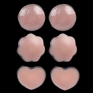5PC Wholesale Silicone Nipple Cover Bra Pasties Pad Adhesive Reusable Breast Stickers Petals Woman Lingerie Y220725