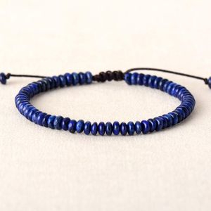 Perlenstränge Damen-Armband, Scheibenform, Lapislazuli, Freundschaftsarmbänder, Bijoux, Mode, Punk-Schmuck, Geschenke, Perlen