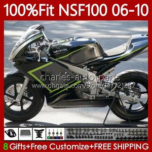 Honda NSF100 NSF-100 NSFグリーンブラック100 06 07 08 09 10ボディワーク116NO.58 NS-F100 2006 2007 2009 2009 2010ガラス繊維射出成形型本体