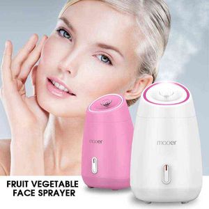 SPA Natural Fruit Facial Steamer Sauna Nano Mist Sprayer Moisturizing Face Thermal Humidifier Deep Beauty Instrument Home Use 220526