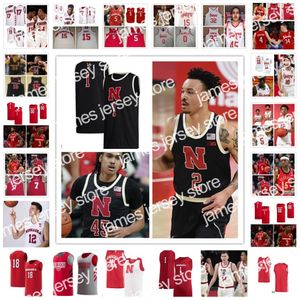 Jam Nebraska Cornhuskers Basketball Jersey 52 Herschell Turner 27 Эрик Джонсон 25 Рич Кинг 21 Эрик Стрикленд 4 Тони Фармер 33 Микки Мур 15