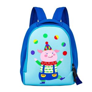 3D Cartoon Animal Children Plecaks Dziewczyna chłopcy słodki plecak maluch dzieci neoprene szkolne torby przedszkola plecak 220725