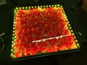 イベントパーティーの装飾用のLEDフラワーダンスフロアの屋外RGBカラー