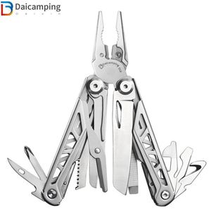 Daicamping DL6 EDC Camping HRC78K Multitool Plier Wire Cutter Multifunzionale Multi Tools Outdoor Coltello pieghevole Pinze 220428