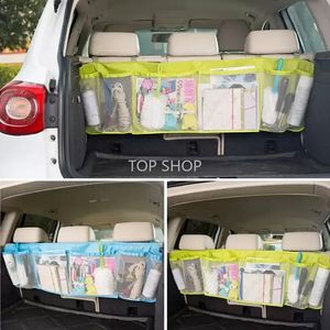 Großer Auto-Organizer, Kofferraumtasche, multifunktional, faltbar, zum Aufhängen von Müll, Aufbewahrungsorganisatoren für Autos, Sitzkapazität, Aufbewahrungstasche, EE