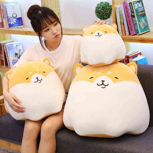 3050Cm Fat Round Cute Shiba Inu Dog Plush Doll Cuddle Puppy Dog Peluche Cuscino morbido Cuscino del divano Bambini Baby Girl Gift J220729