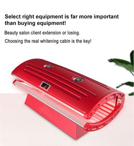 Vermelho LED Luz Beleza Equipamento Inflared PDT Photo Foton Photodinâmico Máquina Tipo Horizontal Tipo Corpo Completo Rejuvenescimento Whitening Fisioterapia Tratamento