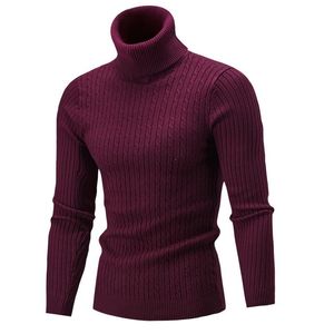 Maglioni maschili autunno inverno inverno maglione uomini 2022 Colore solido casual plus size maschili a maniche lunghe maschi