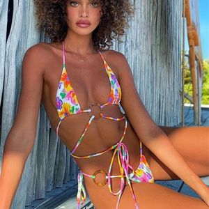 Zrtak Bikinis Sexy String Adjust Купальники Женщины Ванна Костюм Треугольник Кубок Бикини Наборы Стринги Холтер Микро Купальник Бинты 220413