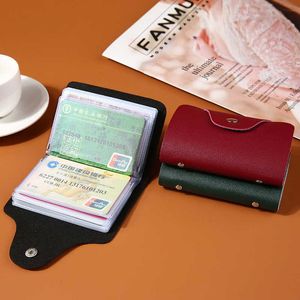 새로운 가죽 기능 24 비트 케이스 사업 보유자 남성 여성 신용 여권 카드 가방 가방 ID 여권 카드 지갑