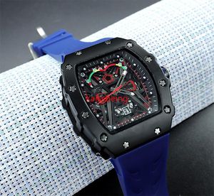 Homens assistem esporte silicone pulseira de quartzo relógio cronometido homens assistir estilo estilo