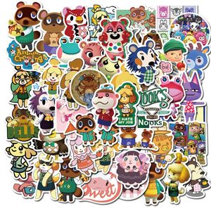50pcs Animal Crossing Stickers Cartoon Game Aesthetic Graffiti Kids Toy Skateboard car Motorcycle Bicycle Sticker Decals Wholesale