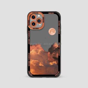 Wholesale patterns iphone resale online - Romantic Sunset Clouds Pattern Moon Night Lovely Phone Cases for iPhone Pro Max XS XR X Plus SE2 Soft TPU Shockproof Case Camera Protective Cute Cover