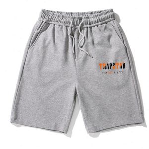 Летние мужские шорты TRAPSTAR Basic Shorts Baseball World Five-Point Board Shorts Fitness Sports Summer Workout Beach Short Pants 220708