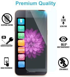 180 Stück Displayschutzfolie für Samsung Galaxy J2, S7, J7, J3, gehärtetes Glas, ohne Einzelhandelsverpackung