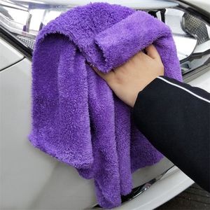 40x40 cm Super chłonna pielęgnacja samochodu Cleaning Cleaning Mikrofibra Ultra miękkie polerowanie samochodu Pluszowe mycie Suszanie ręczników 220727