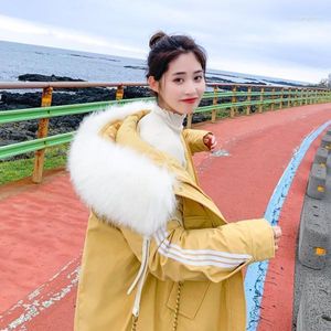 Women's Down Parkas 2022 Wimter Coat Women Long Woman Korean Style Thasing Coats and Jackets Cottom Cottom Clothin