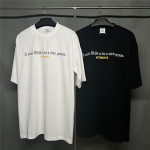 新しい Tシャツ男性女性イエローロゴ Tシャツオーバーサイズトップス Tシャツ