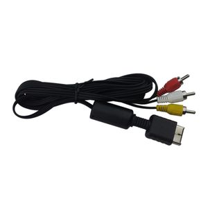 Cabo AV de áudio e vídeo 3RCA TV Lead para PS2 para console de jogos PS3