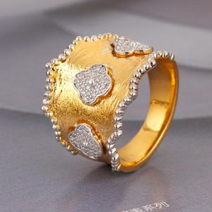 Küme halkaları moda vintage kübik zirkonya istiflenebilir şık kadınlar için mücevher aksesuarları lüks büyük Afrika retro parmak ringcluster