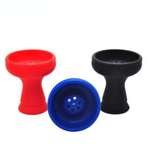 Silicone Shisha Funnel Bowl Sheesha Accessories with Charcoal Tobacco Holder Hookah Head Charcoal Stove Burner Chicha Narguile Smoke Shops Supplies