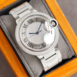 다이아몬드 시계 자동 기계식 2836 Movement Mens Watches 42mm 사파이어 여성 방수 손목 시계 Montre de Luxe