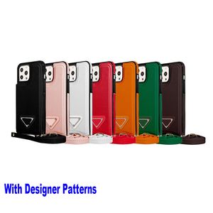 ファッションデザイナーショックプルーフPUレザー携帯電話ウォレットケースiPhone 13 Pro MaxカードホルダーiPhone 11 13 IPXSMAX XR X 6 7 8 SEプラス携帯電話カバー