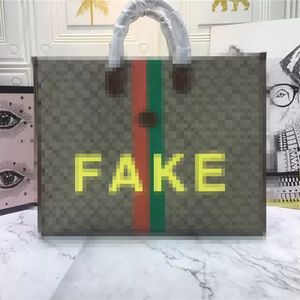 Borse firmate di lusso FAKE NOT Stampa Borsa tote grande Nylon Grit Off Grid 2Way Graffiti cielo stellato borsa a tracolla moda donna