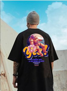 メンズTシャツChaopai High Street FattningTシャツの夏のトレンドルーズ大きな半袖ファッション8xl