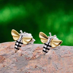 Stud Creative Little Bee Animal Fashion Earrings for Women Ear Studs Böhmen Party Jewelry Gift Her Female Bijouxstud