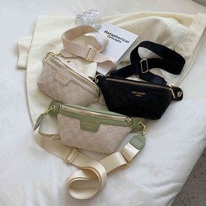 Luxury Designer Women Fanny Pack Quality Leather Waist Bag Fashion Shoulder Crossbody Chest S Brand Handbag Female Belt Gift AAA
