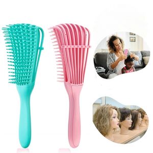 Scalp Massage Comb Detangling for Curly Brush Detangler Hairbrush Women Men Salon 220708