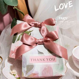 Mori Serie Fresh and Sweet Princess Style Wedding Candy Box für Party Schokoladenbox Verpackung Hochzeitsbevorzugungen Kisten Candy J220714