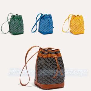 Najwyższej jakości luksusowy projektant torby ze sznurkiem skrzynki torebki damskie wiadro pochette torebki męskie portfel skórzana torebka modna torebka crossBody torba na ramię