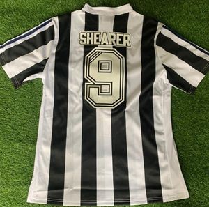 1997 1998 레트로 축구 유니폼 시어러 Asprilla Emre Owen Speed ​​Ketsbaia Home Shirtssweatshirt 키트 남자 Maillots de Football Jersey