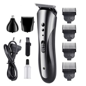 Nowy Kemei KM-1407 3 w 1 Elektryczne włosy Clippers Trimmers nos broda TRIMER SHIRMER Pro Hair Machine z 4 grzewaniami