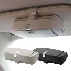 Organizador de carros Multifunction Sun Visor Sunglasses Holder ABS GLIPS CASO CARTÃO TILHO CLAMP ATOLESCENDIROS DE AGRESENTES EYEGLASSES CLIPCAR